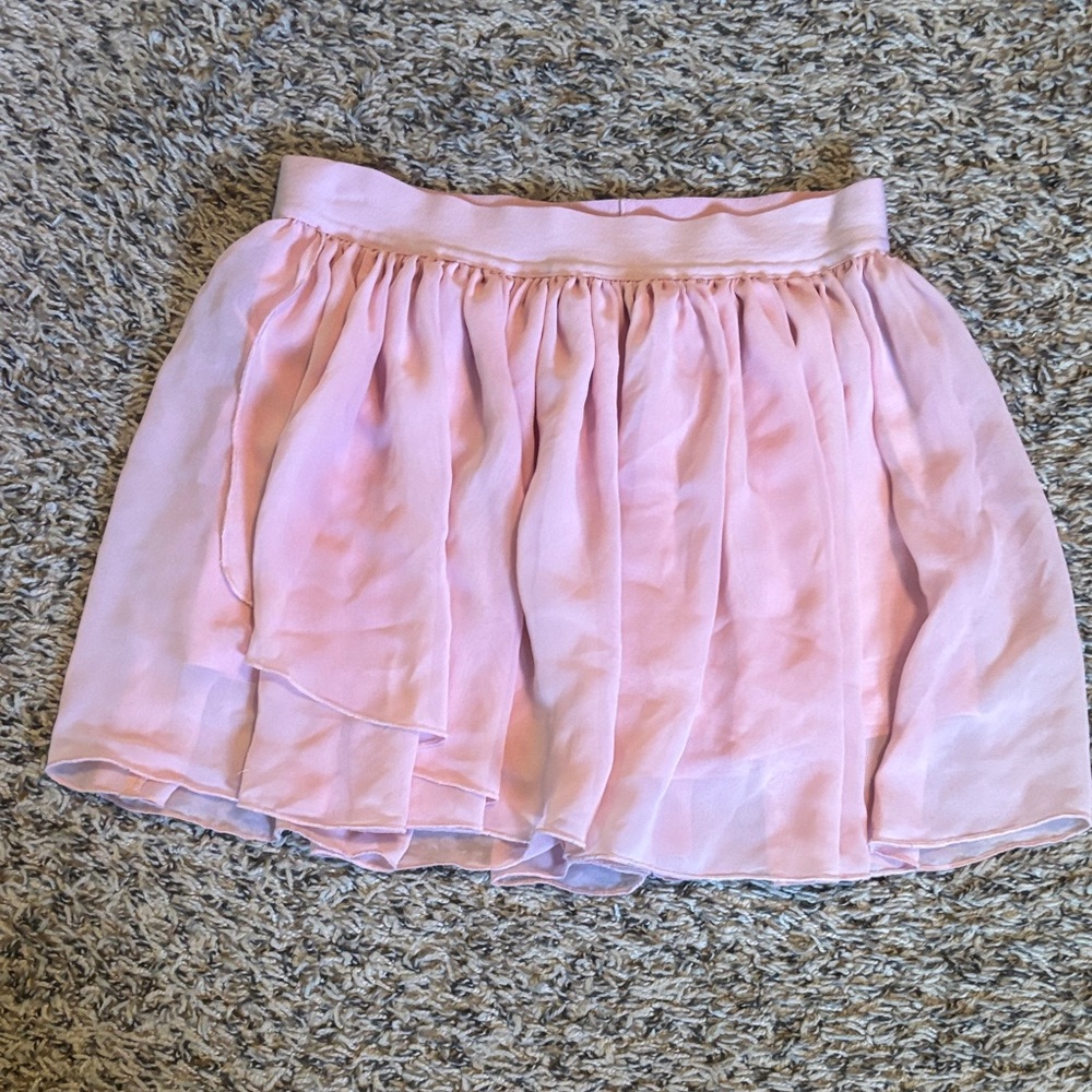 Carter's Light Pink Tiered Chiffon Skirt